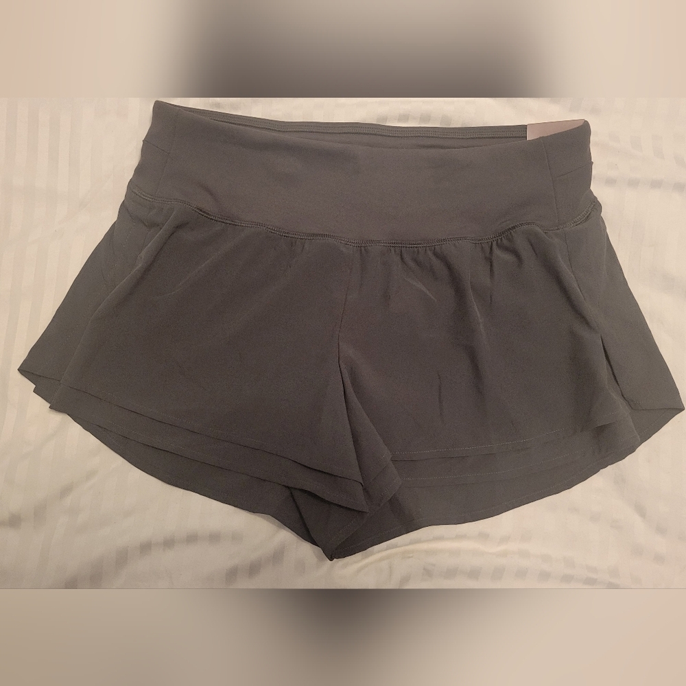 Women's Athletic Shorts - Carbon Gray